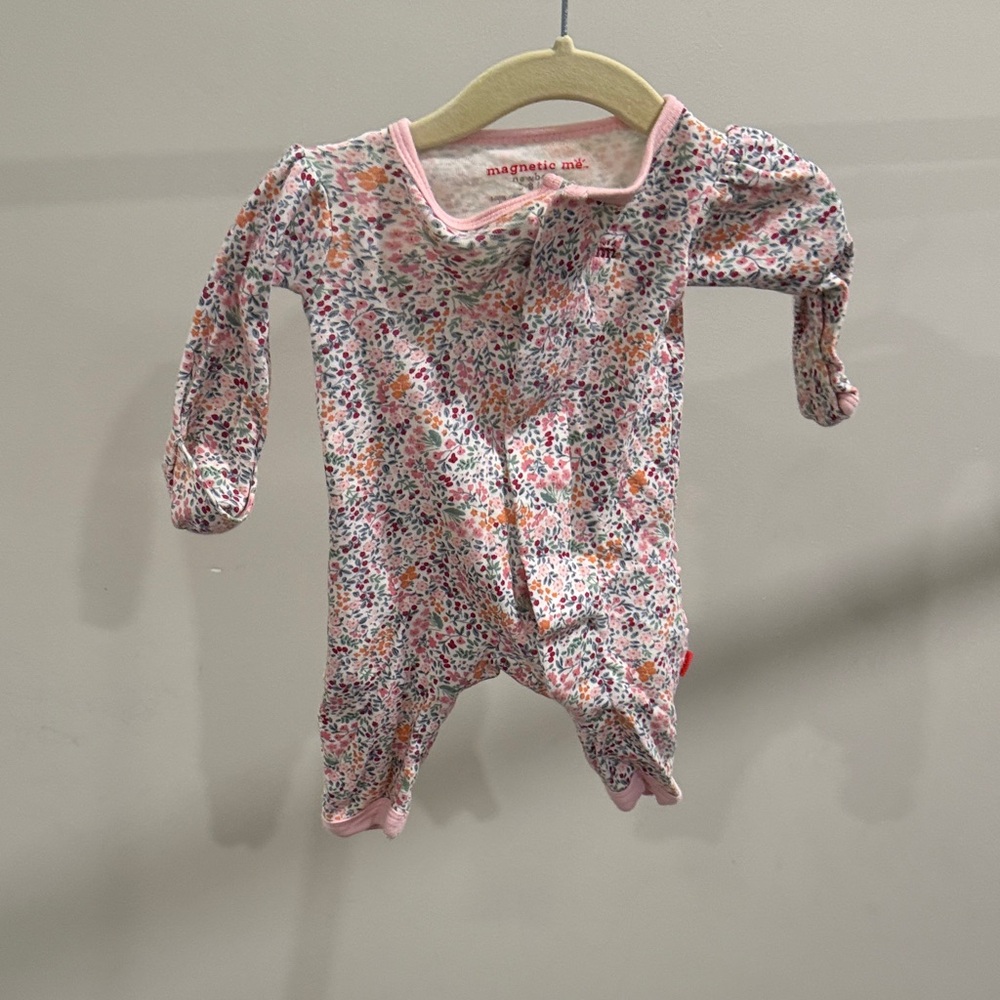 Magnetic Me Multicolor Floral Kids One Piece